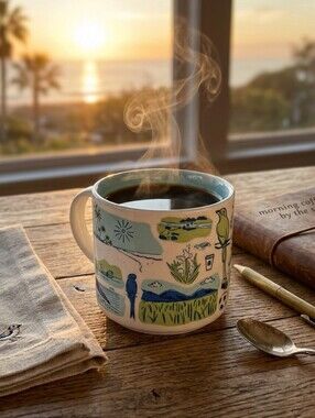 Starbucks Scenic Illustrated Ceramic Coffee Mug - El Salvador- Been There Series